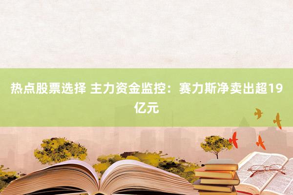 热点股票选择 主力资金监控：赛力斯净卖出超19亿元