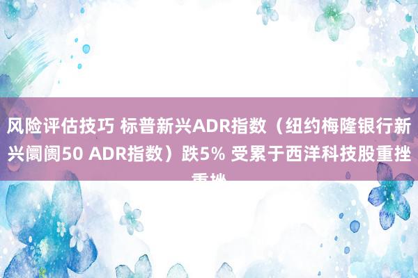 风险评估技巧 标普新兴ADR指数（纽约梅隆银行新兴阛阓50 ADR指数）跌5% 受累于西洋科技股重挫