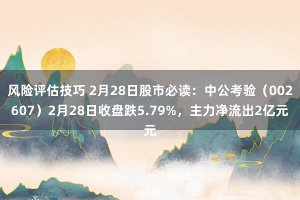 风险评估技巧 2月28日股市必读：中公考验（002607）2月28日收盘跌5.79%，主力净流出2亿