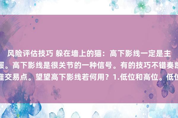 风险评估技巧 躲在墙上的猫：高下影线一定是主力步履，不会是散户步履。高下影线是很关节的一种信号。有的